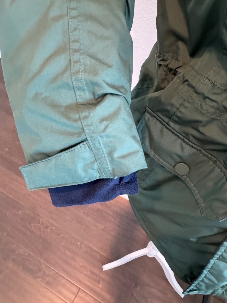 Lands End Woman’s Down Green Parka W/Hood Size Xxl 12-14 — image 6 of 8